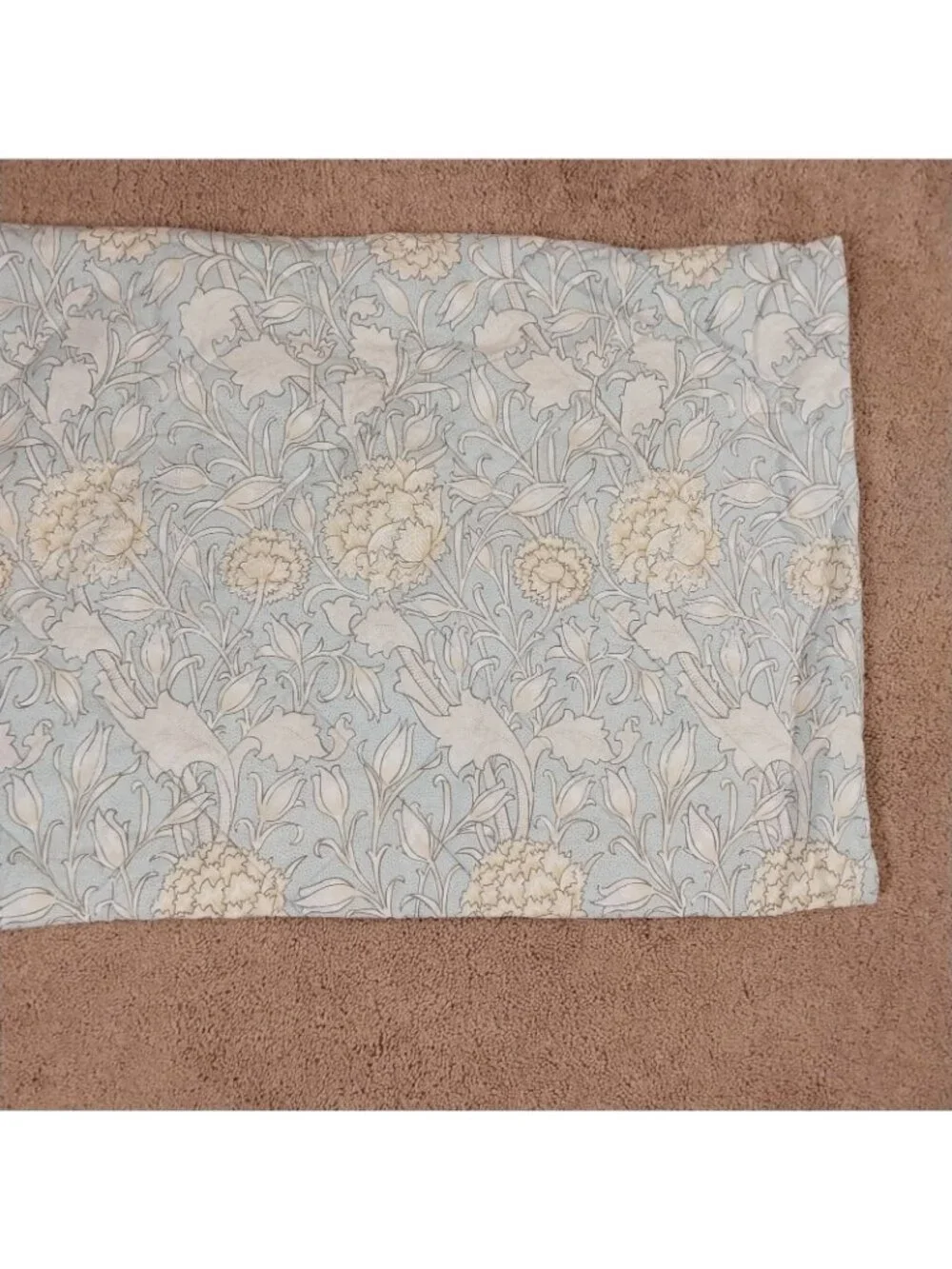 2 William Morris at Home Wild Tulip King Pillow Shams Duck Egg Blue & Yellow